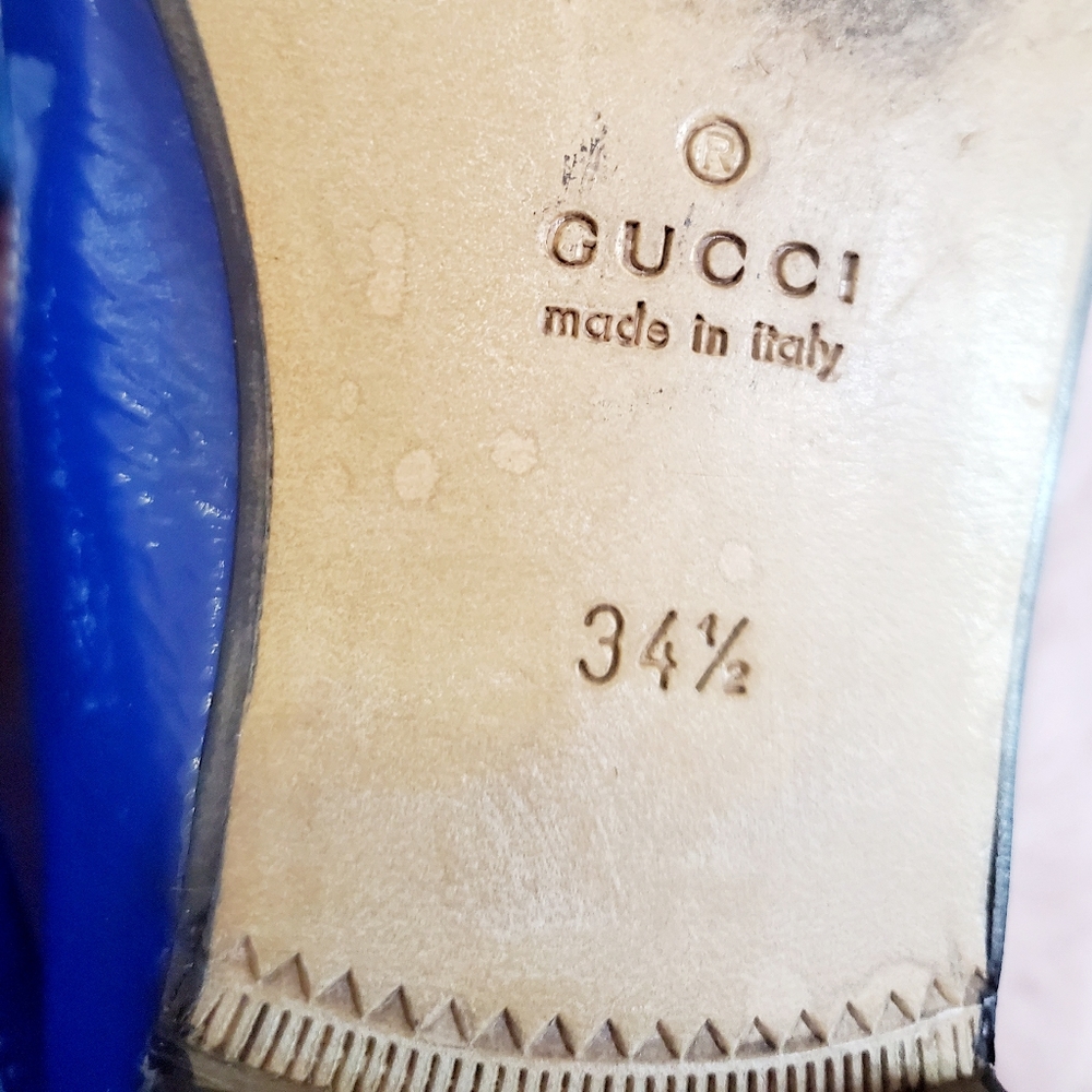 GUCCI Patent Leather Loafers Shoes - Picture 10 of 12